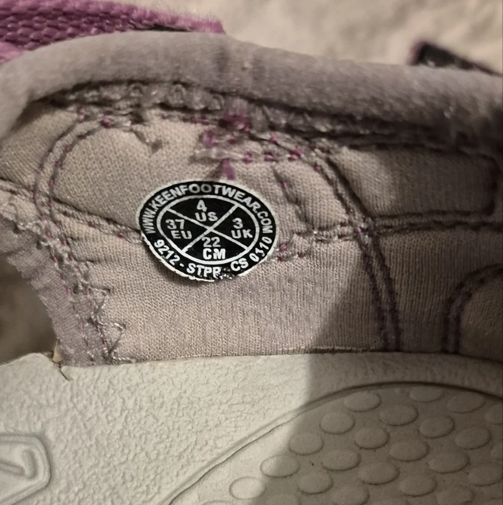 Keen Kids Purple and Gray Sandals
